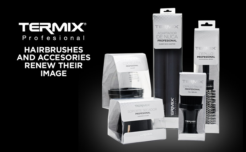 THE TERMIX PROFESSIONAL HAIRBRUSHES AND TOOLS RENEW THEIR IMAG