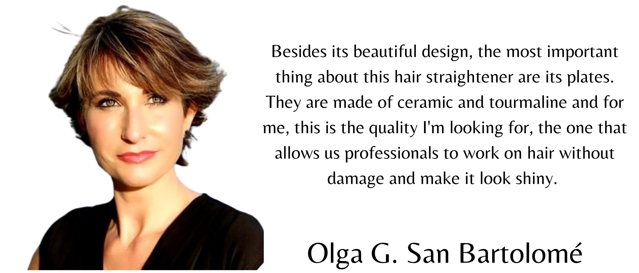 Olga san Bartolome about Termix Wild hair straightener