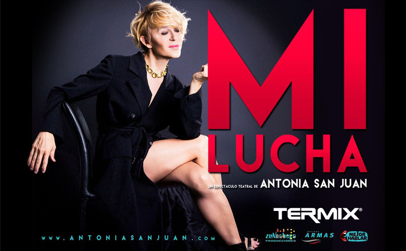 Antonia San Juan en la obra teatral Mi Lucha