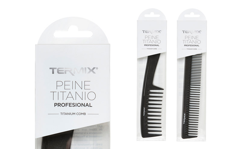 THE TERMIX TITANIUM AND CARBON COMBS IN A NEW PACKAGING