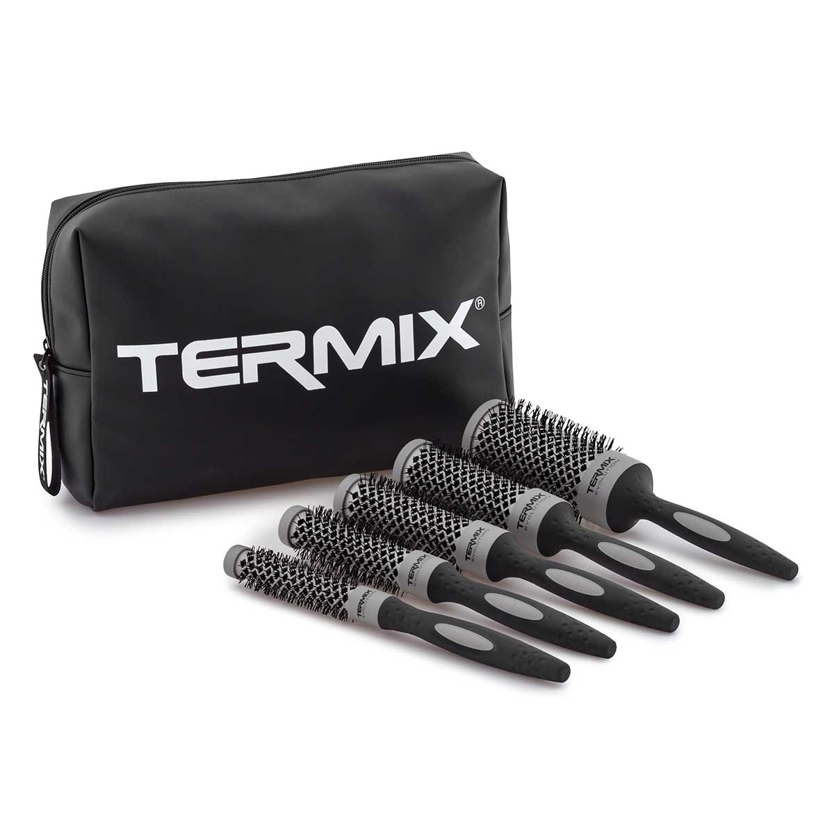 Set de cepillos redondos profesionales Termix Evolution Basic para cabellos de grosor medio