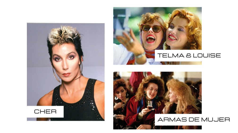 Peinados años 80, día de la mujer