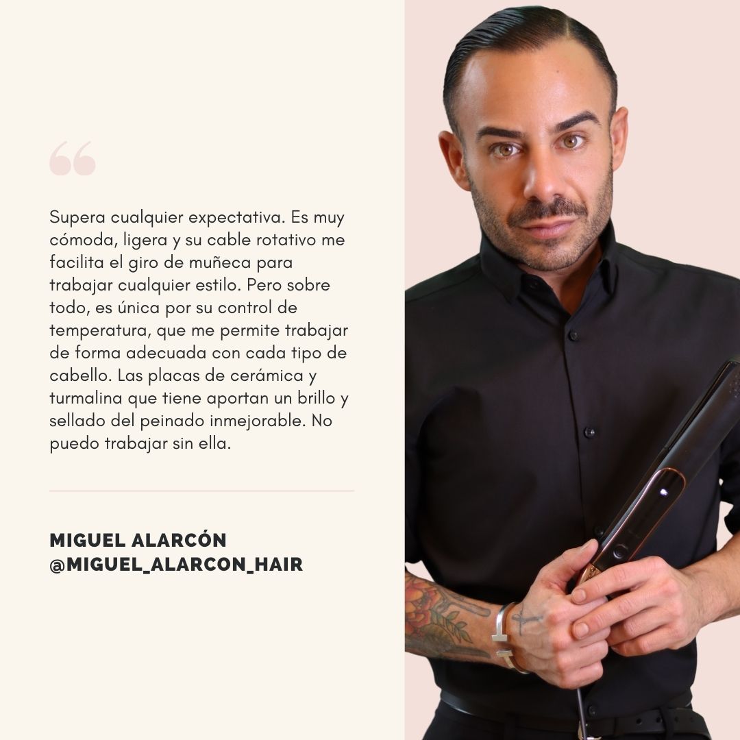 Opinion peluquero Miguel Alarcon sobre la plancha Termix Wild