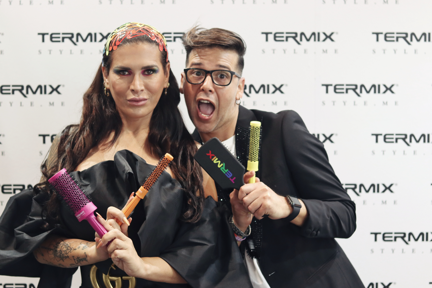 Lara Sajen y Alexis Díaz con Termix en Salón Look 2022