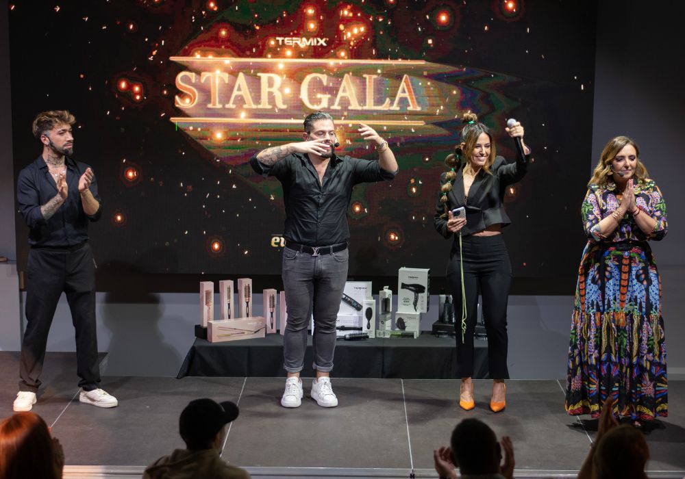 Alberto Dugarte, Núria Marín y Desiree Hernandez en Star Gala de Termix y Eurococos