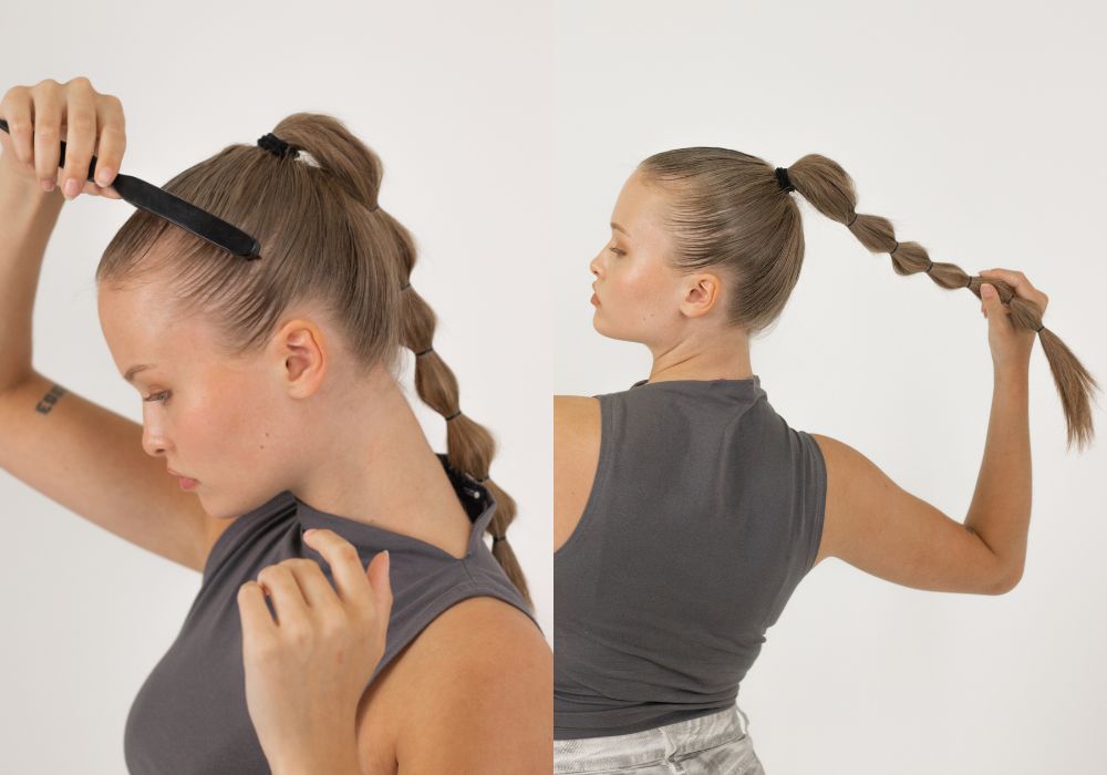 Bubble ponytail con Cepillo para recogidos Termix