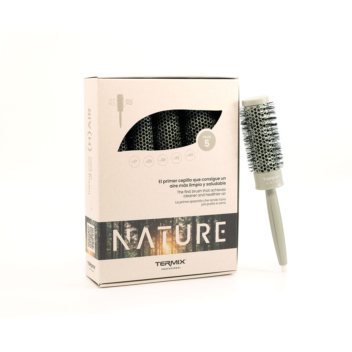 Kit de 5 cepillos Profesional Nature de Termix
