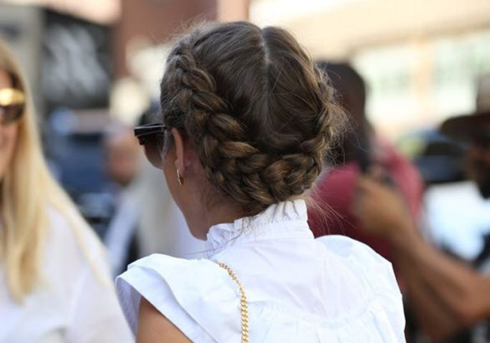 corona trenzas