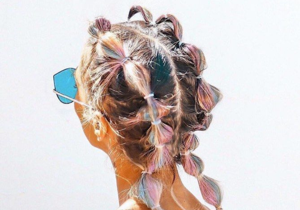 Bubble ponytail