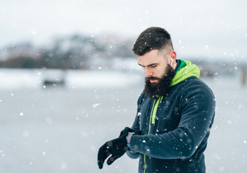 barba invierno