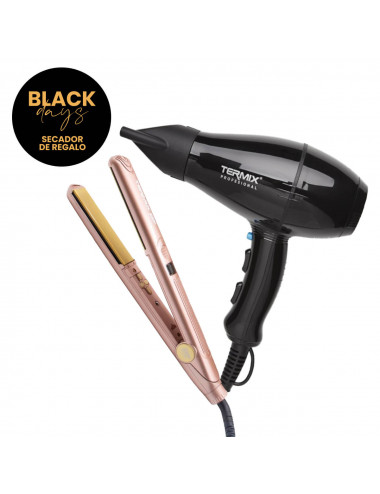 Set Profesional: Plancha 230º Gold Rose + Secador 4300 – ¡Black Friday 2024!