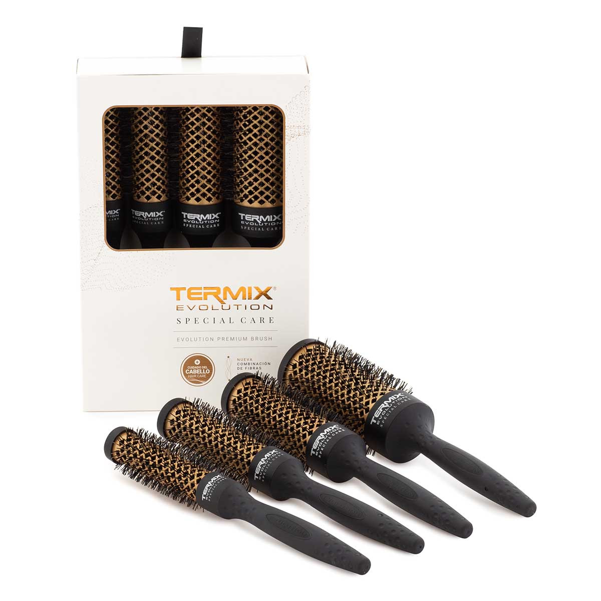 Pack 4 Hairbrushes Termix Evolution Special Care