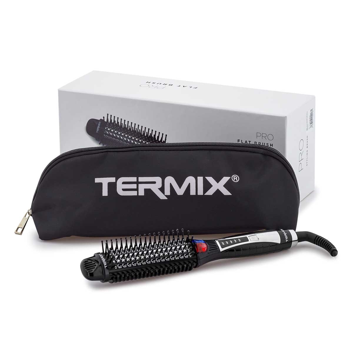 Termix Cepillo redondo Evolution XL 0.906 in, 1.2 in más largo- Cepillo de  pelo con fibras ionizadas y una superficie extra del 25% para un secado más