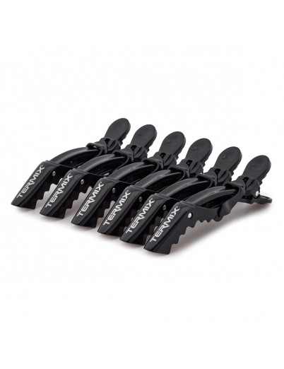 Termix Styling Hair Clips 6 Pack - glossy finish