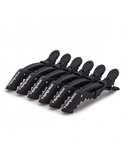 Termix Styling Hair Clips 6 Pack - soft touch