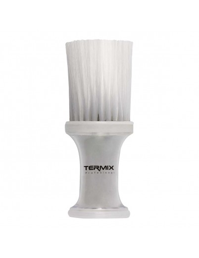 Cepillo de talco profesional transparente Termix - fibra blanca